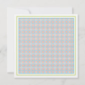 Invitation Baby shower - Chevêches Bébés Bleues Tw (Dos)