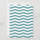 Invitation baby shower chevron (Dos)