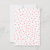 Invitation Baby shower chic de baies sucrées (Dos)