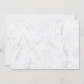 Invitation Baby shower chic de Faux rose en or (Dos)