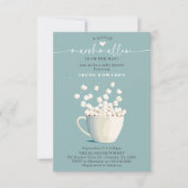 Invitation Baby shower Chic Mint Marshmallow (Devant)