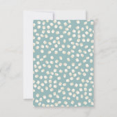 Invitation Baby shower Chic Mint Marshmallow (Dos)