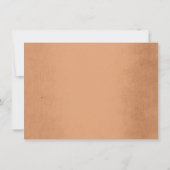 Invitation Baby shower chic papillon | Dusty Burnt Orange (Dos)