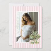 Invitation Baby shower Chic Retro Palm Springs (Dos)