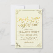 Invitation Baby shower Chic Sucre & Épices & Tout Nice (Devant)
