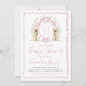 Invitation Baby shower Chien Chien Chien Chien Chien Chien Ch (Devant)