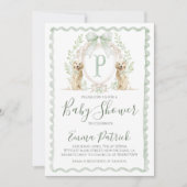 Invitation Baby shower Chien Chien Chien Chien Chien Chien Ch (Devant)