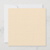 Invitation Baby shower Chouette tendance (Dos)