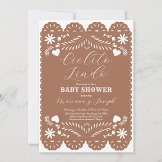 Invitation Baby shower Cielito Lindo