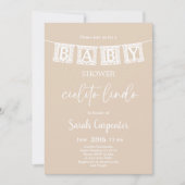 Invitation Baby shower Cielito Lindo (Devant)