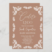 Invitation Baby shower Cielito Lindo (Devant / Derrière)