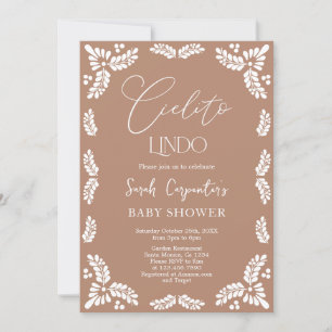Invitation Baby shower Cielito Lindo