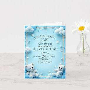 Invitation Baby shower Cielito Lindo