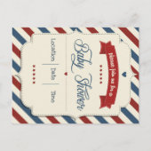 Invitation Baby shower Cirque (Dos)