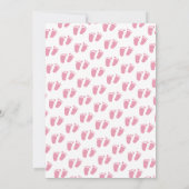 Invitation Baby Shower Cirque Carnaval Rose (Dos)