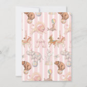 Invitation Baby Shower Cirque Pastel (Dos)