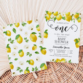 Invitation Baby-Shower Citron