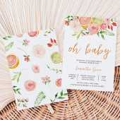 Invitation Baby Shower Citron