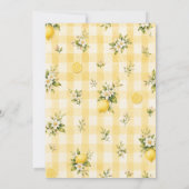 Invitation Baby Shower Citron (Dos)