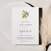 Invitation Baby shower CITRON Lemon