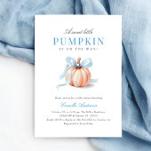 Invitation Baby shower Citrouille