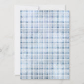 Invitation Baby shower Citrouille bleu | Thème aut (Dos)