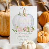 Invitation baby shower  Citrouille Blush