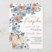 Invitation Baby shower Citrouille Boho neutre pour les femmes (Devant / Derrière)