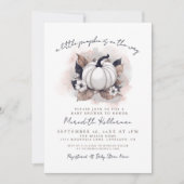 Invitation Baby shower Citrouille d'automne (Devant)
