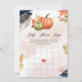 Invitation Baby shower Citrouille d'automne (Devant)