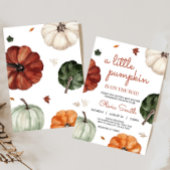 Invitation Baby shower Citrouille de Bourgogne