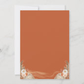 Invitation Baby shower Citrouille de Fall Little (Dos)