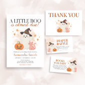 Invitation Baby shower Citrouille de Little Boo Halloween