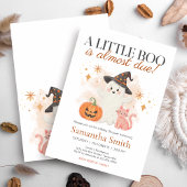 Invitation Baby shower Citrouille de Little Boo Halloween