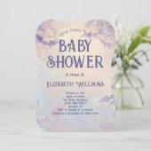 Invitation Baby shower citrouille d'Halloween Scarecrow (Debout devant)