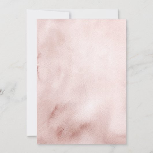 Invitation Baby shower Citrouille Ivory Marsala (Dos)