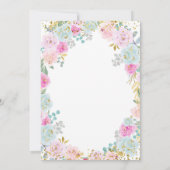 Invitation Baby shower Citrouille Pastel (Dos)