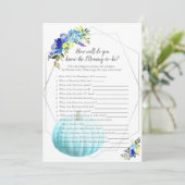 Invitation Baby shower citrouille qui connaît maman mieux | B (Debout devant)