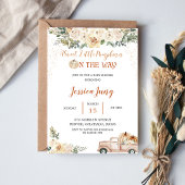 Invitation Baby shower citrouille Un Petit Citrouille Sucré