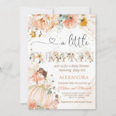 Invitation baby shower citrouille Un Peu Citrouille Sur Le Ch (Devant)