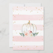 Invitation Baby shower citrouille Un Peu Citrouille Sur Le Ch (Dos)