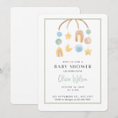 Invitation Baby shower classique (Devant / Derrière)