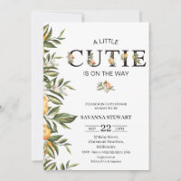 Baby shower Clementine Cutie moderne