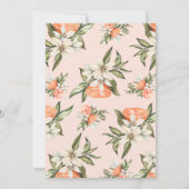 Invitation Baby shower Clementine Little Cutie (Dos)