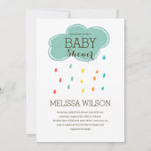 Invitation Baby shower Cloud (Devant)