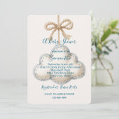 Invitation Baby Shower Cloud Nine (Debout devant)