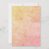 Invitation Baby shower Cloud Twin Girls Retro attendu (Dos)