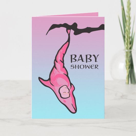 Invitation baby shower (cocon dauphin) (Devant)