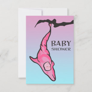 Invitation baby shower (cocon dauphin)