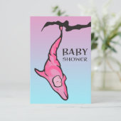 Invitation baby shower (cocon dauphin) (Debout devant)